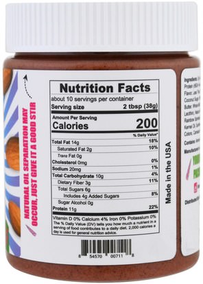 الطعام، المربيات، سبرياد Buff Bake, Unicorn Protein Almond Spread, 13 oz (368 g)