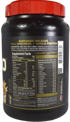 الغذاء، كيتو ودية ALLMAX Nutrition, Hexapro, Ultra-Premium Protein + MCT & Coconut Oil, Chocolate Peanut Butter, 3 lbs (1.36 kg)