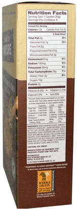 الطعام، الوجبات الخفيفة، الكوكيز Back to Nature, Granola Cookies, Dark Chocolate & Oats, 8.5 oz (240 g)