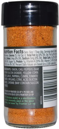 الطعام، التوابل و التوابل Frontier Natural Products, Taco Seasoning, 2.33 oz (66 g)