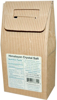 الطعام والتوابل والتوابل والملح الملح الطبيعي Aloha Bay, Himalayan Crystal Salt, Coarse, 18 oz (510 g)
