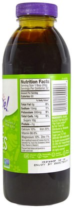 الغذاء، المحليات Wholesome Sweeteners, Inc., Organic Molasses, Unsulphured, 16 fl oz (472 ml)