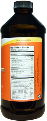 الغذاء، منتجات القمح، زيت القمح الجرثومية Now Foods, Wheat Germ Oil, 16 fl oz (473 ml)
