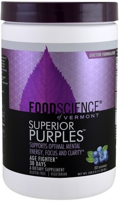 FoodScience, Superior Purples, 11.59 oz (328.5 g) ,المكملات الغذائية، سوبرفوودس