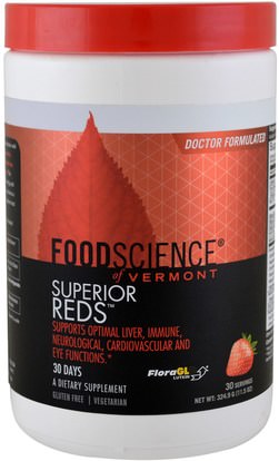 FoodScience, Superior Reds, 11.5 oz (324.9 g) ,المكملات الغذائية، سوبرفوودس، الأحمر