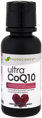 FoodScience, Ultra CoQ10, 7.61 oz (225 ml) ,المكملات الغذائية، أنزيم q10
