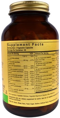 Herb-sa Solgar, Formula V, VM-75, Multiple Vitamins with Chelated Minerals, 120 Vegetable Capsules
