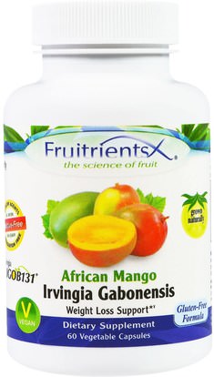 Fruitrients, Irvingia Gabonensis, African Mango, 60 Veggie Caps ,وفقدان الوزن، والنظام الغذائي، إرفينجيا غابوننسيس (المانجو الأفريقي)