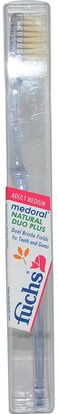 Fuchs Brushes, Medoral, Natural Duo Plus Toothbrush, Adult Medium, 1 Toothbrush ,حمام، الجمال، شفهي، الأسنان، تهتم، فرشاة أسنان