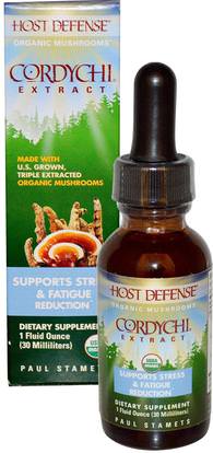 Fungi Perfecti, Host Defense, Cordychi Extract, 1 fl oz (30 ml) ,المكملات الغذائية، الفطر الطبية، كورديسيبس الفطر