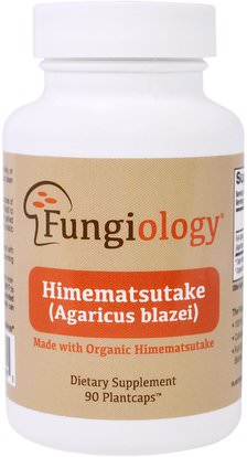 Fungiology, Full-Spectrum Agaricus Blazei (Himematsutake), Certified Organic, Cellular Support, 90 Veggie Plantcaps ,المكملات الغذائية، الفطر الطبية، كبسولات الفطر، أغاريكوس الفطر