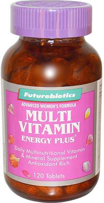 FutureBiotics, Advanced Womans Formula, Multi Vitamin Energy Plus, 120 Tablets ,الفيتامينات، النساء الفيتامينات