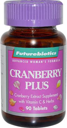 FutureBiotics, Cranberry Plus, 90 Tablets ,الأعشاب، التوت البري