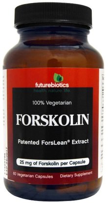 FutureBiotics, Forskolin, 25 mg, 60 Veggie Caps ,الأعشاب، كوليوس فورسكهليي