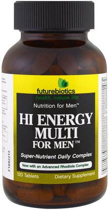 FutureBiotics, Hi Energy Multi, For Men, 120 Tablets ,الفيتامينات، الرجال الفيتامينات، الطاقة
