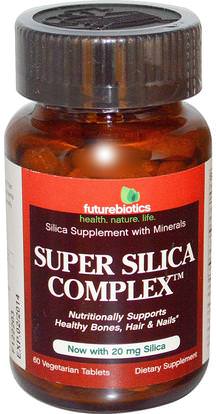 FutureBiotics, Super Silica Complex, 60 Veggie Tabs ,المكملات الغذائية، المعادن، السيليكا (السيليكون)