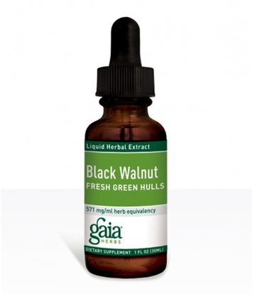 Gaia Herbs, Black Walnut, Fresh Green Hulls, 1 fl oz (30 ml) ,الأعشاب، الجوز الأسود