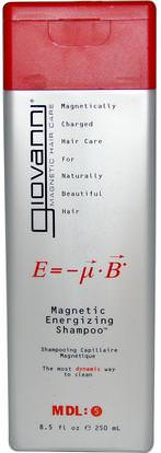 Giovanni, Magnetic Energizing Shampoo, 8.5 fl oz (250 ml) ,حمام، الجمال، الشامبو، الشعر، فروة الرأس، مكيف