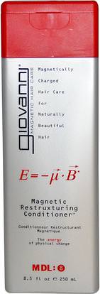 Giovanni, Magnetic Restruxturing Conditioner, 8.5 fl oz (250 ml) ,حمام، الجمال، مكيفات، الشعر، فروة الرأس، الشامبو، مكيف