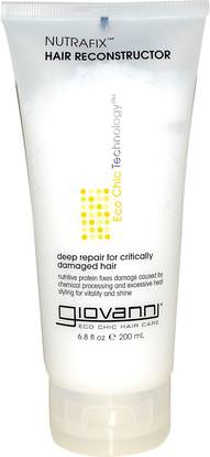 Giovanni, Nutrafix Hair Reconstructor, 6.8 fl oz (200 ml) ,حمام، الجمال، الشعر، فروة الرأس، مكيفات