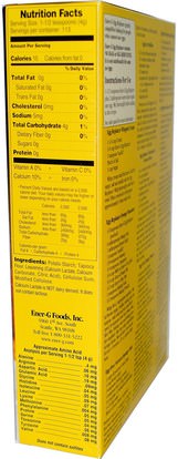 مخزن خالية من الغلوتين، والغذاء Ener-G Foods, Egg Replacer, 16 oz (454 g)
