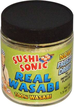 Great Eastern Sun, Sushi Sonic, Real 100% Wasabi, 1.5 oz (43 g) ,الصحة، السموم، الوسابي، الغذاء، الصلصات والمخللات
