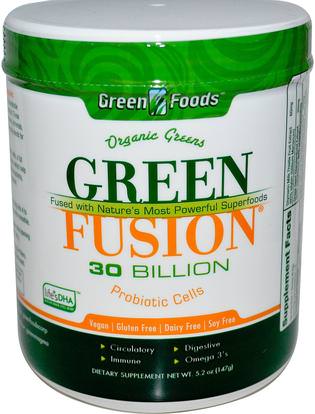 Green Foods Corporation, Organic, Green Fusion, 5.2 oz (147 g) ,المكملات الغذائية، سوبرفوودس