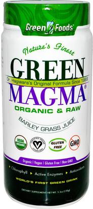 Green Foods Corporation, Green Magma, Barley Grass Juice, 5.3 oz (150 g) ,المكملات الغذائية، سوبرفوودس، العشب الشعير