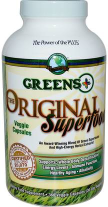 Greens Plus, The Original Superfood, 360 Veggie Caps ,المكملات الغذائية، سوبرفوودس