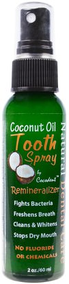 Greensations, Coconut Oil Tooth Spray, 2 oz (60 ml) ,والصحة، وجفاف الفم