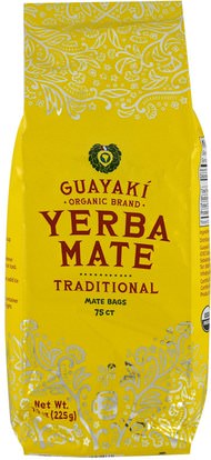 Guayaki, Yerba Mate, Traditional, 75 Tea Bags, 7.9 oz (225 g) ,الطعام، شاي الأعشاب، يربا، ميت