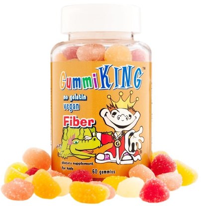 Gummi King, Fiber, 60 Gummies ,المكملات الغذائية، غوميز، أطفال غوميز