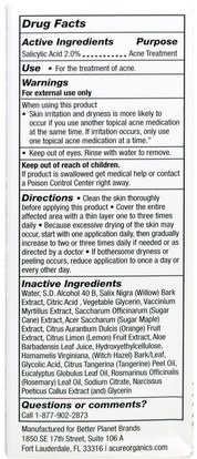 الصحة، حب الشباب، نوع الجلد حب الشباب المعرضة الجلد Acure Organics, Acne Spot Treatment.5 fl oz (14.7 ml)