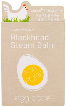 الصحة، حب الشباب Tony Moly, Egg Pore Blackhead Steam Balm, 30 g