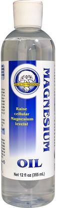 Health and Wisdom Inc., Magnesium Oil, 12 fl oz (355 ml) ,والمكملات، والمعادن، والمغنيسيوم، والمغنيسيوم السائل