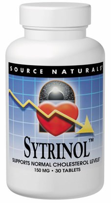 الصحة، دعم الكوليسترول، سيترينول Source Naturals, Sytrinol, 60 Tablets