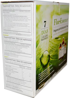 والصحة، والتخلص من السموم، والنباتات فلور جوهر Flora, FlorEssence, 7-Day Purification Program, 3-Part Program