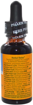 الصحة، السموم Herb Pharm, Herbal Detox, 1 fl oz (29.6 ml)