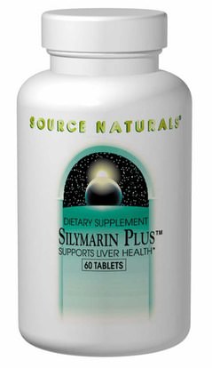 الصحة، السموم، الشوك الشوك (سيليمارين)، تعاطي المخدرات، الإدمان Source Naturals, Silymarin Plus, 120 Tablets