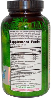 والصحة، والنظام الغذائي، وفقدان الوزن Irwin Naturals, Green Tea Fat Metabolizer, 150 Liquid Soft Gels