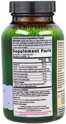 والصحة، والنظام الغذائي، وفقدان الوزن Irwin Naturals, Super Citrus Lipo-Burner, 60 Liquid Soft-Gels
