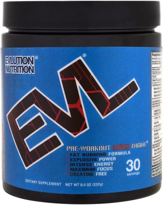 والصحة، والطاقة، والرياضة EVLution Nutrition, ENGN Shred, Pre-Workout, Fruit Punch, 8.4 oz (237 g)