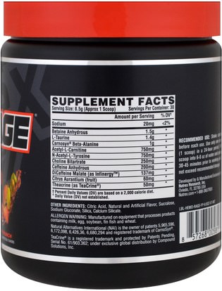 والصحة، والطاقة، والرياضة Nutrex Research Labs, Hemo-Rage Black, Ultra Concentrate, Fruit Punch, 9.0 oz (255 g)