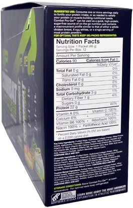والصحة، والطاقة، والرياضة، والرياضة MusclePharm, Combat Pro Gel, Variety Pack, 12 Gels, 1.62 oz (46 g) Each