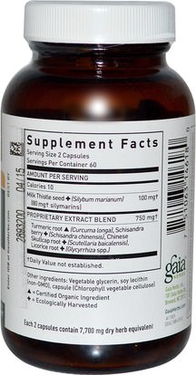 والصحة، ودعم الكبد Gaia Herbs, Liver Health, 120 Vegetarian Liquid Phyto-Caps