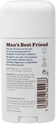الصحة، الرجال، حمم، الجمال Bulldog Skincare For Men, Deodorant, Cedarwood & Patchouli, 2 oz (57 g)
