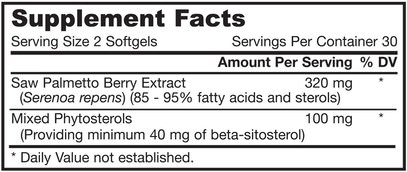 الصحة، الرجال، البروستاتا Jarrow Formulas, Saw Palmetto, 160 mg, 60 Softgels