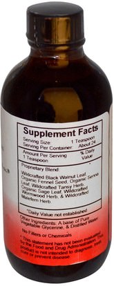 الصحة، الطفيلي Christophers Original Formulas, Herbal Parasite Syrup, 4 fl oz (118 ml)