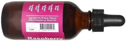 الصحة، الجلد، حمام، زيوت التجميل Russell Organics, Raspberry Seed Oil, 2 fl oz (60 ml)