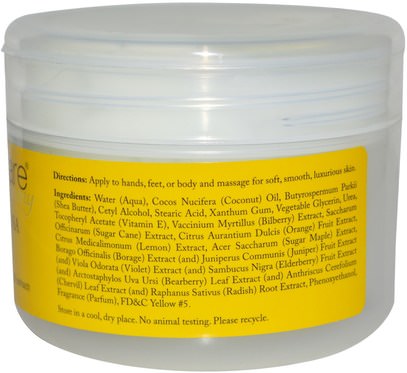 والصحة، والجلد، والزبدة الجسم Nordic Care, LLC., Harmony, Body Butter, Citrus Mimosa, 8 oz (240 ml)